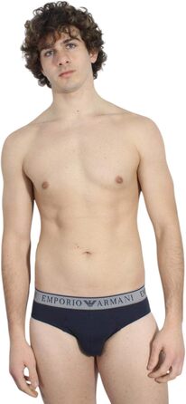 Слип Emporio Armani (2 шт.) (XL, Колір: Морський/Морський)