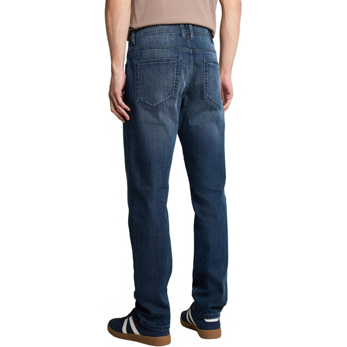 Чоловічі джинси Tom Tailor TTMARVIN Straight з еластичним стрейчем, Mid Stone Bright Blue Denim, 34W / 32L