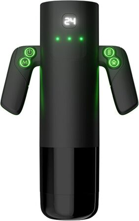 Електричний мастурбатор для чоловіків 3-в-1 з подвійними ручками, 10 швидкостей, реалістична вагіна, портативний секс-іграшка