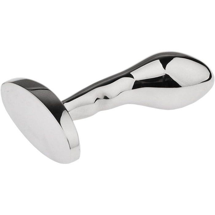 Анальний дildo з нержавіючої сталі, 3 розміри (S/M/L), вигнутий, для чоловіків та жінок, анальний масажер, SM іграшка, сріблястий