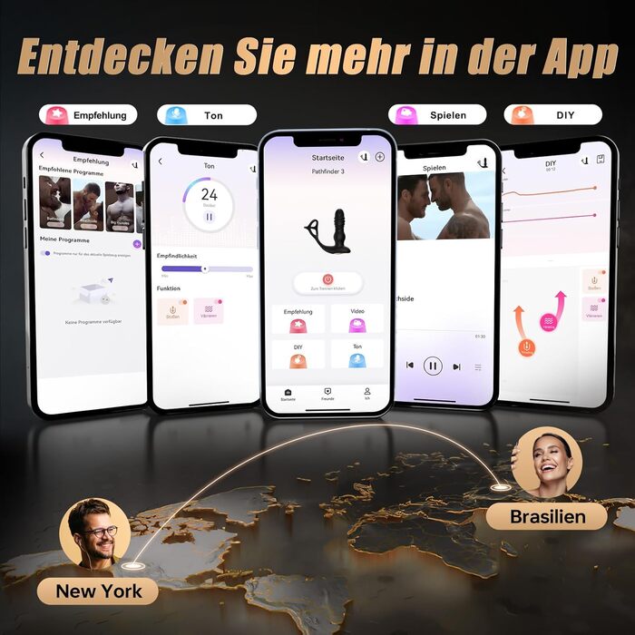 Анальні вібратори для чоловіків: дildo-вібратор, анальний плагін з 7 функцій, стимуляція простати, кільце для пеніса. Іграшки для пар.