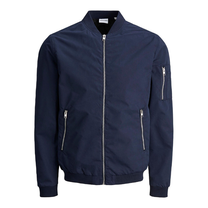 Чоловіча куртка-бомбер JACK & JONES Blousonjacke, темно-синя, розмір 5XL