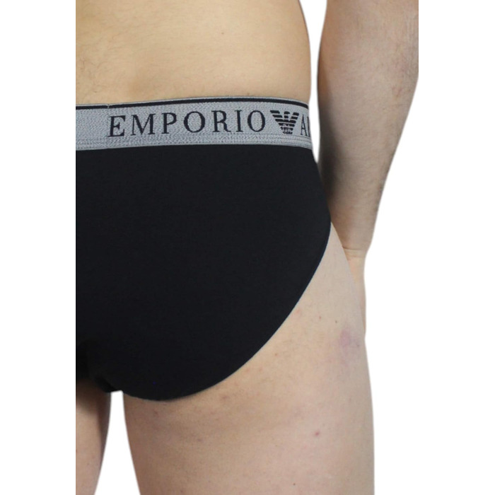 Слип Emporio Armani (2 шт.) (L, Чорний/Білий)