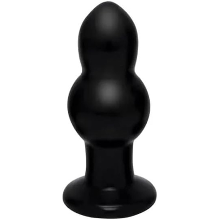 Анальний плаг для лесбійок/гейів, секс-іграшка для мастурбації, розширювач ануса, 4 розміри, великий анальний плаг, іграшка для дорослих (чорний M)