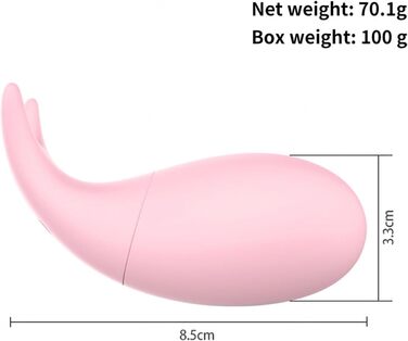 Вібратор з дистанційним керуванням та додатком, 10 режимів вібрації, для жінок, портативний, для стимуляції G-точки, для пар, рожевий