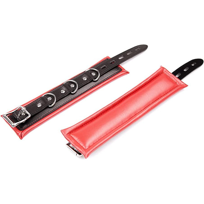 Набір наручників та кайданків для ніг Hanyi Leder з м'якою підкладкою, Bondage, іграшки для дорослих для жінок та чоловіків