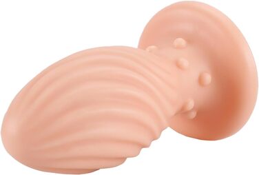 Анальний вібратор AMZABEE з спіральною масажною текстурою 