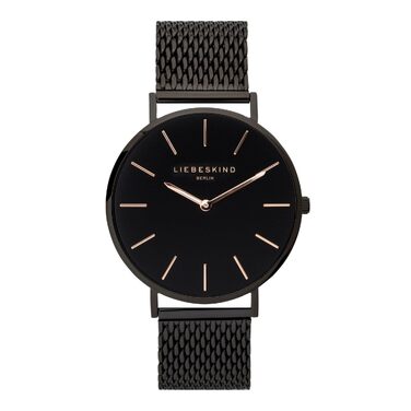 Жіночий наручний годинник Liebeskind Berlin LT-0156-MQ IP Black чорний