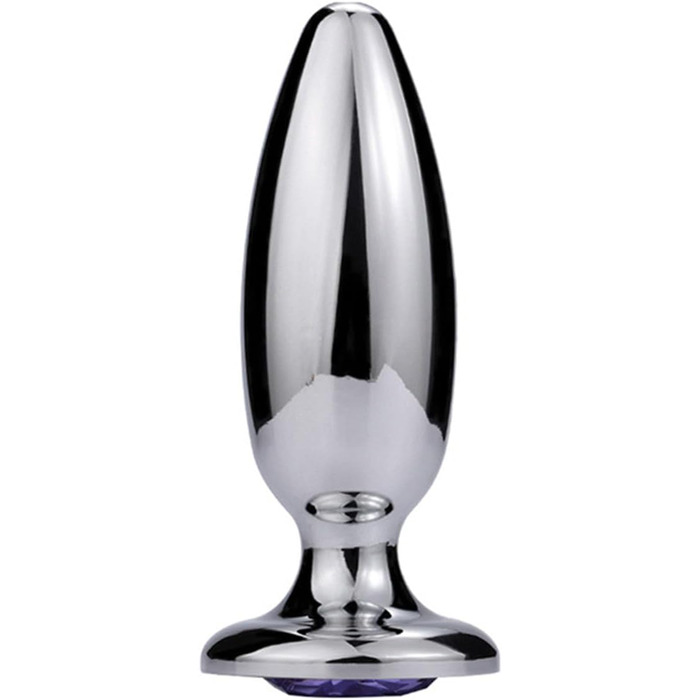 Анальний стимулятор Soarvlorfy з нержавіючої сталі, маленький/великий, для чоловіків/жінок, срібний (S)