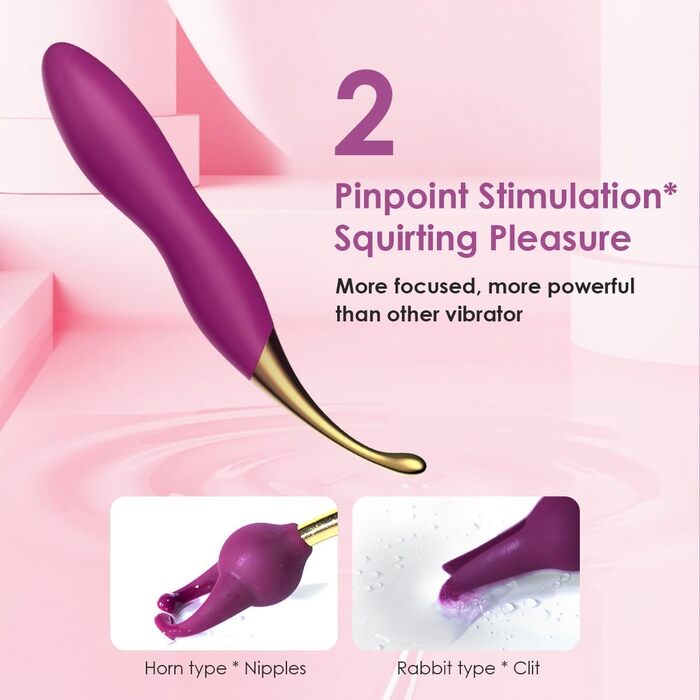 SVAKOM Вібратор для жінок, секс-іграшка з 10 режимами вібрації та 2 насадками, стимулятор клітора, преміум-якість