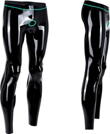 Шкарпетки-шкарпетки з латексу для чоловіків з отворами, круглий шов, еластичні, чорні, розмір M