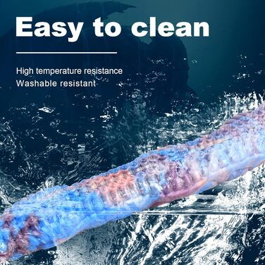 Анальний статевий іграшка-монстр з крапчастим дизайном, силікон, XXL - для чоловіків та жінок