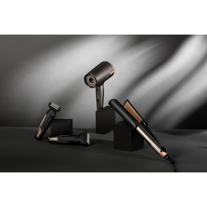 Фен для волосся Remington ONE D6078 з іонізацією та набором з 5 насадок (дифузори, гребінці, концентратор), 8 режимів роботи, швидке сушіння