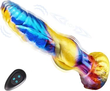 Анальний вібратор Lmgoc 23.6 см: монстр-вібратор з 7 режимами та стимуляцією простати для чоловіків та жінок