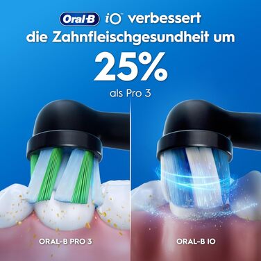 Електрична зубна щітка Oral-B iO Series 2 Night Black: 3 режими чищення, насадка та дорожній футляр