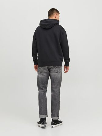 Чоловічий худі Jack & Jones JJESTAR JJ Sweat Hood, Relaxed Fit, колір Cocoa, розмір XL