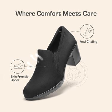 Жіночі класичні туфлі-човники DREAM PAIRS, чорна замша, розмір 39 EUR