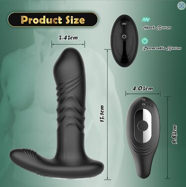 Вібратор-дилда для G-точки та клітора, 9 режимів, функція удару, з пультом дистанційного керування, анальний плагін, для жінок, пар та чоловіків
