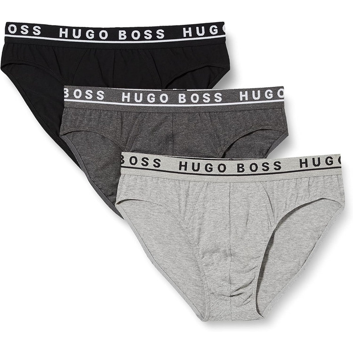 Слип BOSS чоловічий (3 шт. в упаковці), розмір S, сірий Open Grey 061