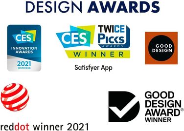 Вібратор Satisfyer Sexy Secret Connect App, 8,5 см: міні-вібратор з керуванням через додаток | Тихий, портативний | Для еротичної стимуляції