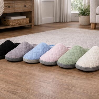Жіночі домашні капці-клоги Dearfoams Leslie Terry з ефектом пам'яті (Memory Foam), колір Juniper Green, розмір 36/36.5 EU