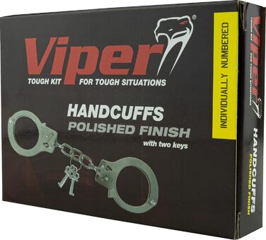 Наручники Viper TACTICAL Standard для служби безпеки - міцні, поліровані, з 2 ключами