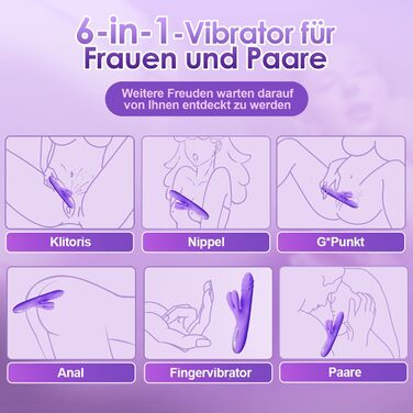 Вібратор жіночий 360° з 10 режимами вібрації, Dildo для стимуляції клітора та G-точки - секс-іграшка для жінок