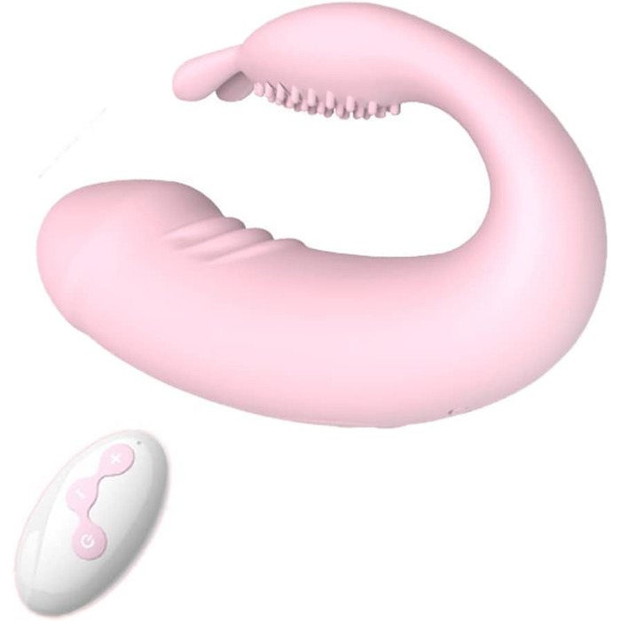 Силиконове вібруюче яйце NAIXBTY з пультом дистанційного керування - вібратор для вагінальної та кліторальної стимуляції (рожевий)