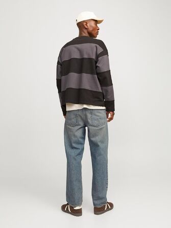 Чоловічі джинси Jack & Jones JJIEDDIE JJORIGINAL MF 710 NOOS, вільний крій (Loose Fit), синій денім, розмір 28W/34L
