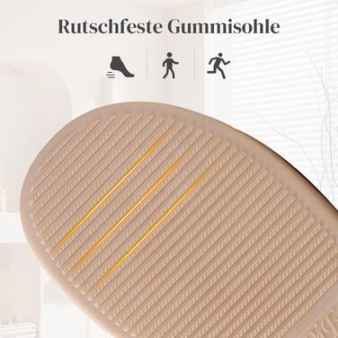 Жіночі зимові капці NineCiFun з плюшу та пінополіуретану (Memory Foam), протиковзаючі, сірі, розмір 38/39 EU