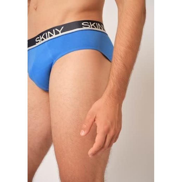 Сліпери чоловічі Skiny (3 шт. в упаковці) розмір L, Sonicblue Selection