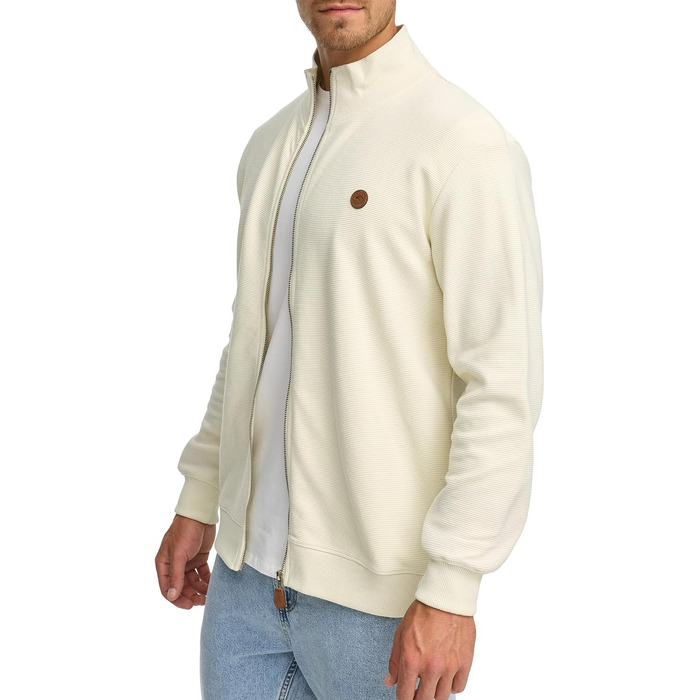 Чоловічий кардиган Indicode INGuadalupe з 100% бавовни, білий (White Asparagus), розмір XXL
