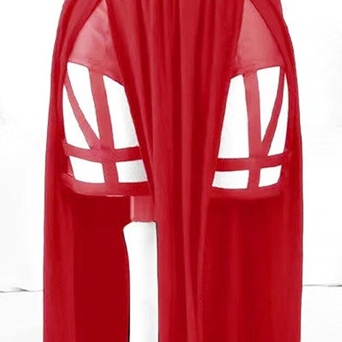 Сексуальна піжама WILLBEST: комплект бюстгальтер та труси з мережива та шкіри для жінок, розмір 4XL