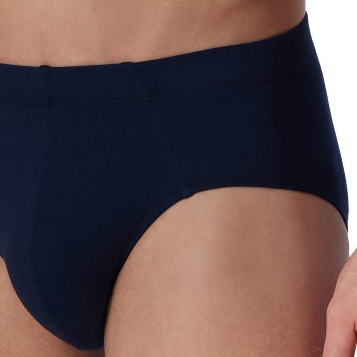 Труси чоловічі Schiesser 3 шт. з м'яким поясом, бавовна Bio, Multipack, темно-синій