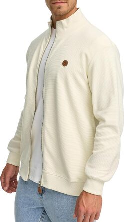 Чоловічий кардиган Indicode INGuadalupe з 100% бавовни, білий (White Asparagus), розмір XXL