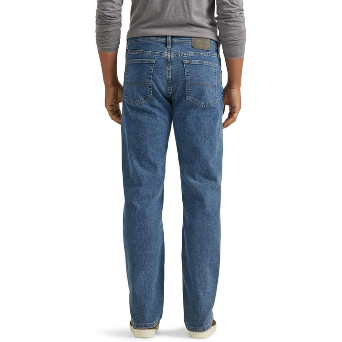 Чоловічі джинси Wrangler Authentics Regular Straight Fit, темно-блакитні (Dunkel Stonewash), 38W / 32L