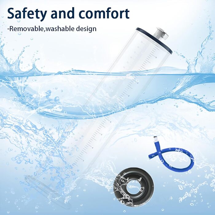 Вакуумний насос для збільшення пеніса з манометром, 44 мм - іграшка для чоловіків