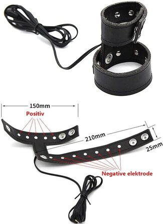 Електростимулятор для дорослих ZTHBYSB SM Folter – комплект з анальним плугом, кільцем для пеніса та пультом дистанційного керування