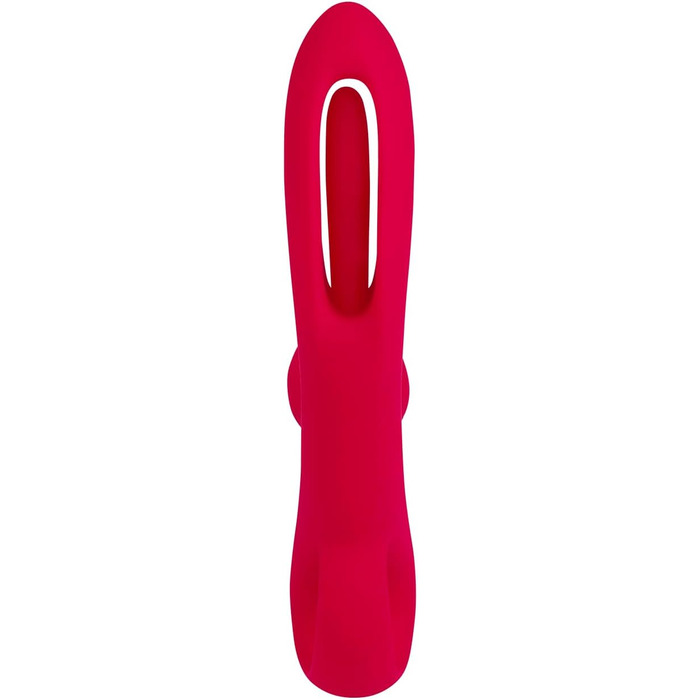 Вібратор EIS, Силіконовий Зайчик з Датчиком Чутливості, 18 см, Водостійкий (IPX7), Перезаряджуваний, 2 Мотори з 7 Програмами, Безпечний для Шкіри, Датчик Чутливості в Стволі