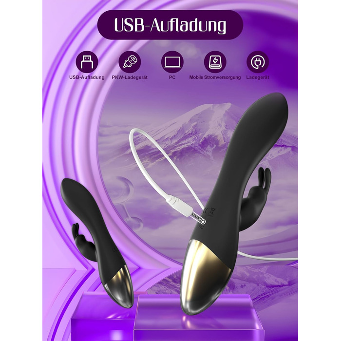 Вібратор для жінок: набір сексуальних іграшок з 10 режимами, кліторальний ділдо, G-spot вібратор, чорний колір