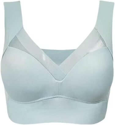 Бюстгальтер Tian Dee для корекції постави, без кісточок, з ефектом пуш-ап, на тонких бретелях, синій (M)