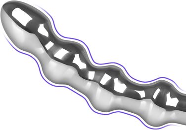 Анальний стимулятор SXOVO з нержавіючої сталі: двійний дildo, масажер простати, для чоловіків та жінок