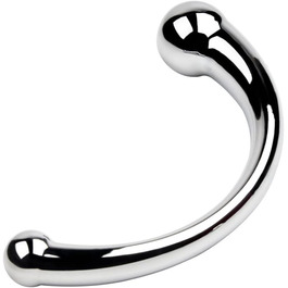 Металевий двосторонній дildo для стимуляції G-точки та масажу простати, анальні пробки для чоловіків та жінок