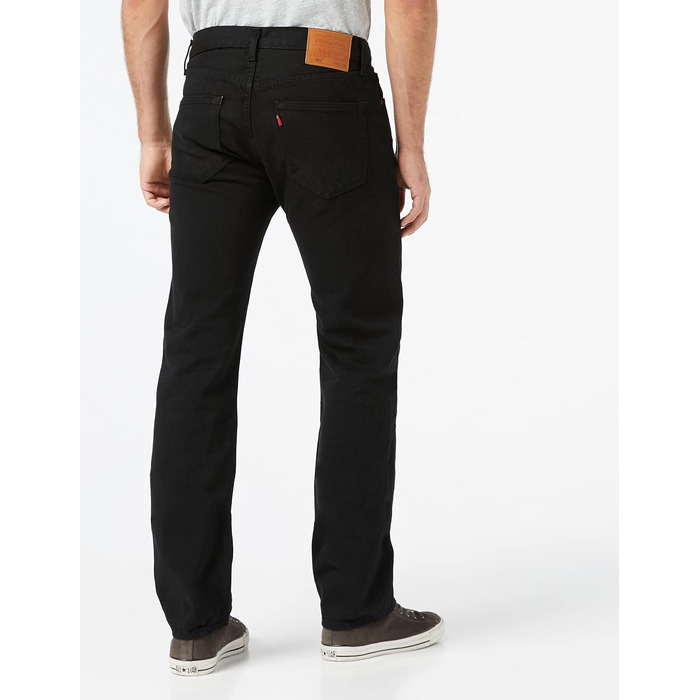 Чоловічі джинси Levi's 501 Original Straight Fit, класичний крій, Stonewashed Black (33W / 30L)