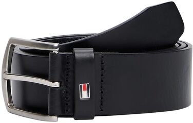 Шкіряний ремінь Tommy Hilfiger New Denton, ширина 4 см, темно-коричневий/чорний, розмір 105