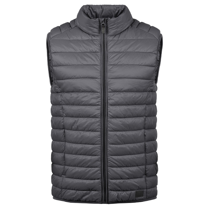 Чоловіча стібана жилетка Blend BHNille Outdoor темно-сірого кольору (Ebony Grey), розмір 3XL
