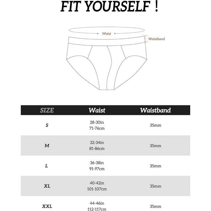 Чоловічі труси DAVID ARCHY (4 шт.) з бамбукової віскози, XL, сірі