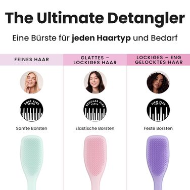 Щітка для волосся Tangle Teezer Ultimate Detangler для вологого та сухого волосся всіх типів, розплутуюча, Millennial Pink