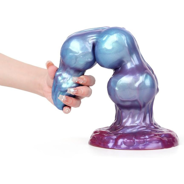 Секс-іграшка Дилдо Хвіст Дракона з Присоскою - Силікон, 23 см, для жінок та чоловіків