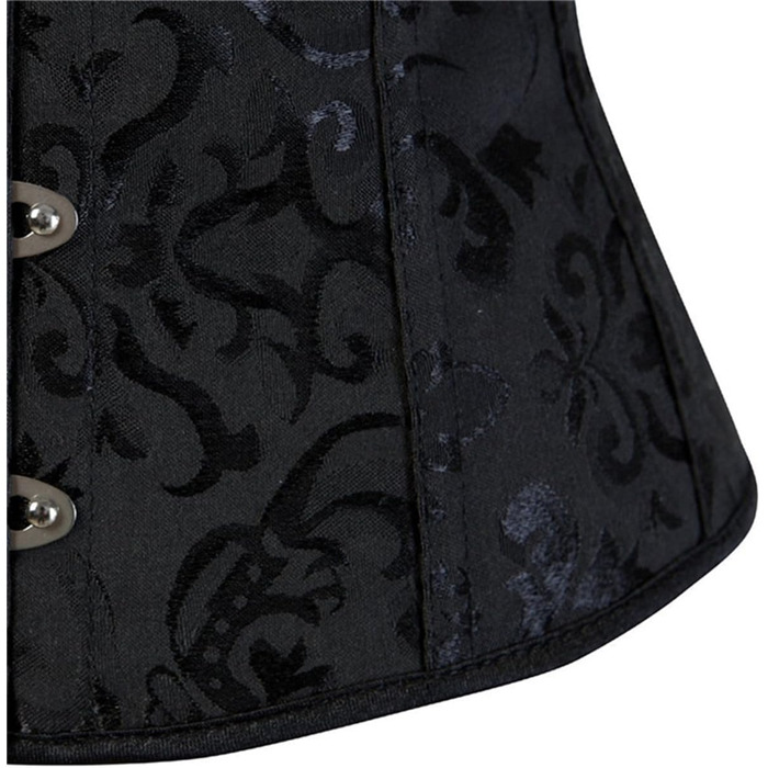 Корсет Sxybox для жінок: корсет під груди, шнурівка, корсаж, бюстгальтер. Чорний, для Хелловіну та карнавалу. Розмір M